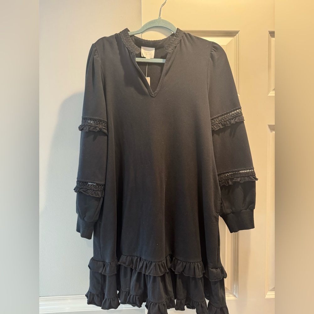 Anthropology sundays dress in black